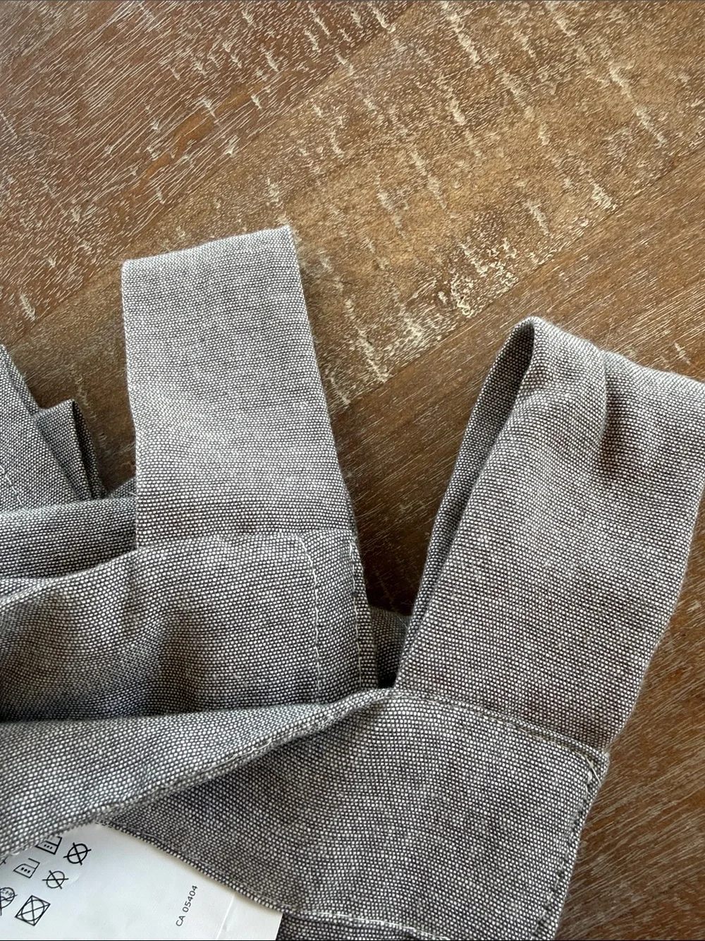 IKEA Lenda 55x98 Gray Linen-Style Curtain Panels x 2